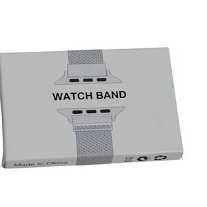 BELONGME for Apple Watch Band Milanese Loop Stainless Steel Black Magnetic Close